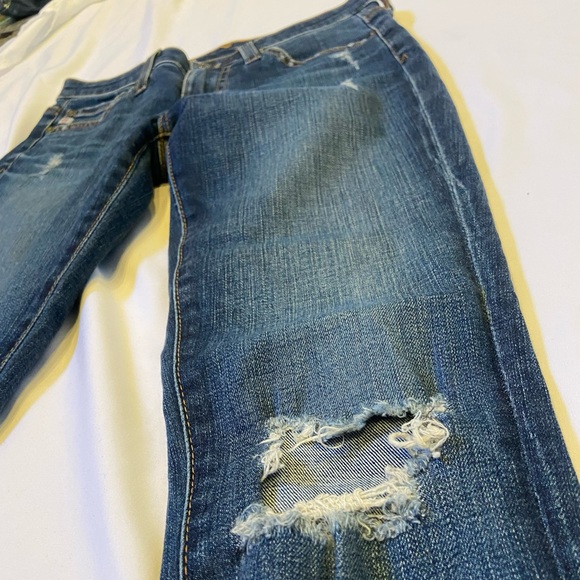 AG The Legging Ankle super skinny jeans size 24 Adriano Goldschmied distressed - Picture 14 of 16